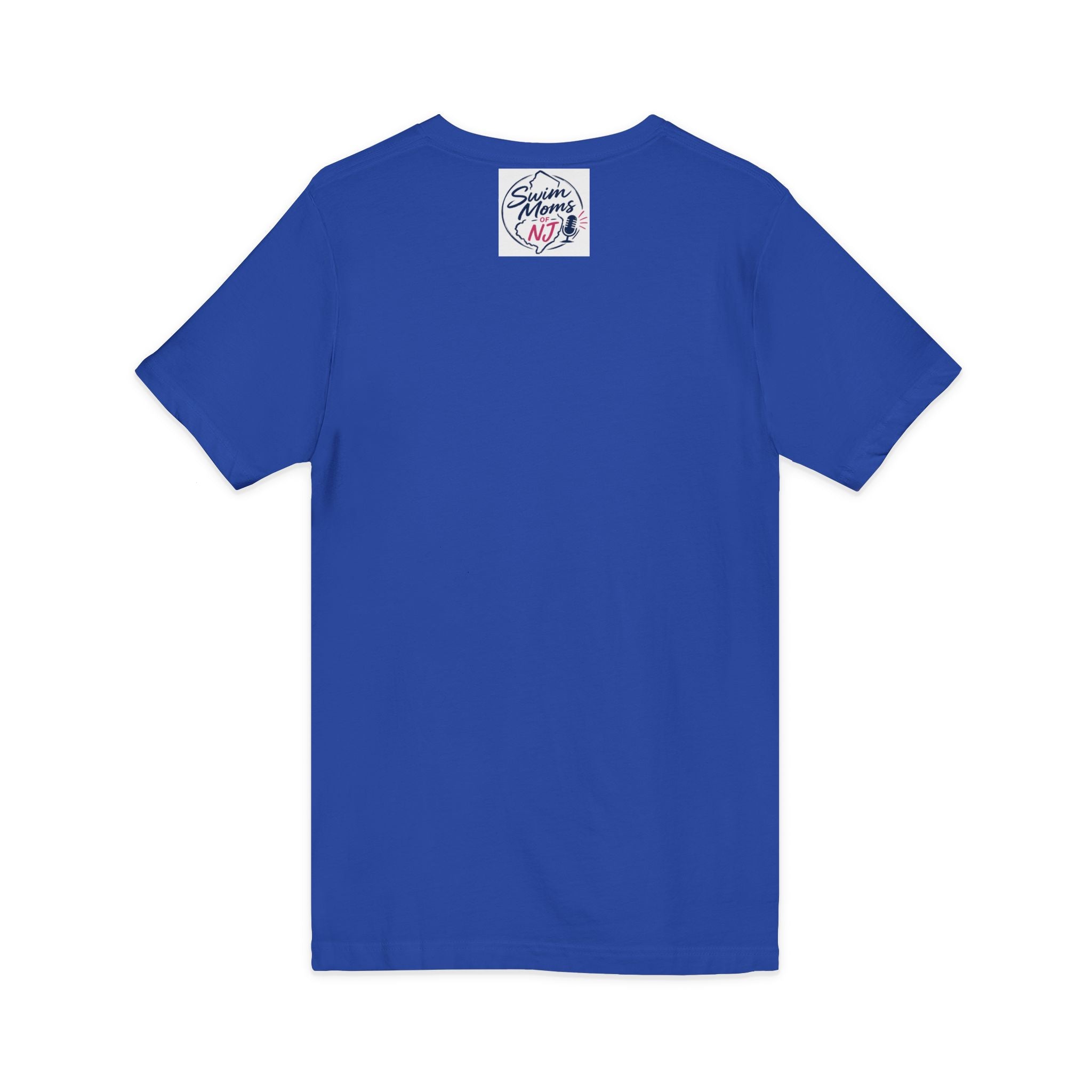 Feral Swim Mom V-Neck Tee — Funny Swim Team Mom Shirt for Pool Season