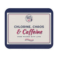 Swim Mom Mouse Pad — "Chlorine, Chaos & Caffeine" Desk Mat | Gift| Office