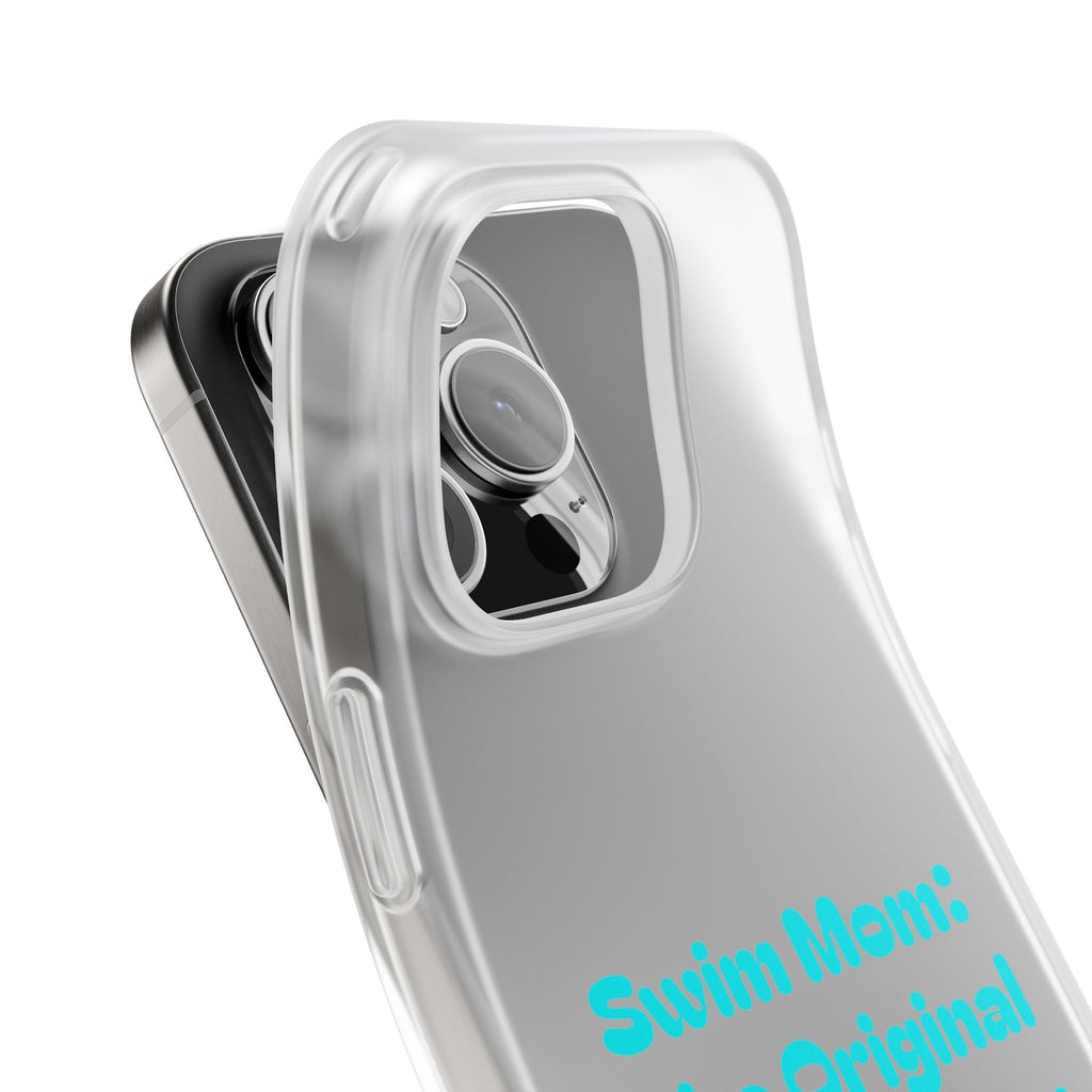 Swim Mom The Original Uber Driver Flexi Case | Clear Phone Case, Swim Team Parent