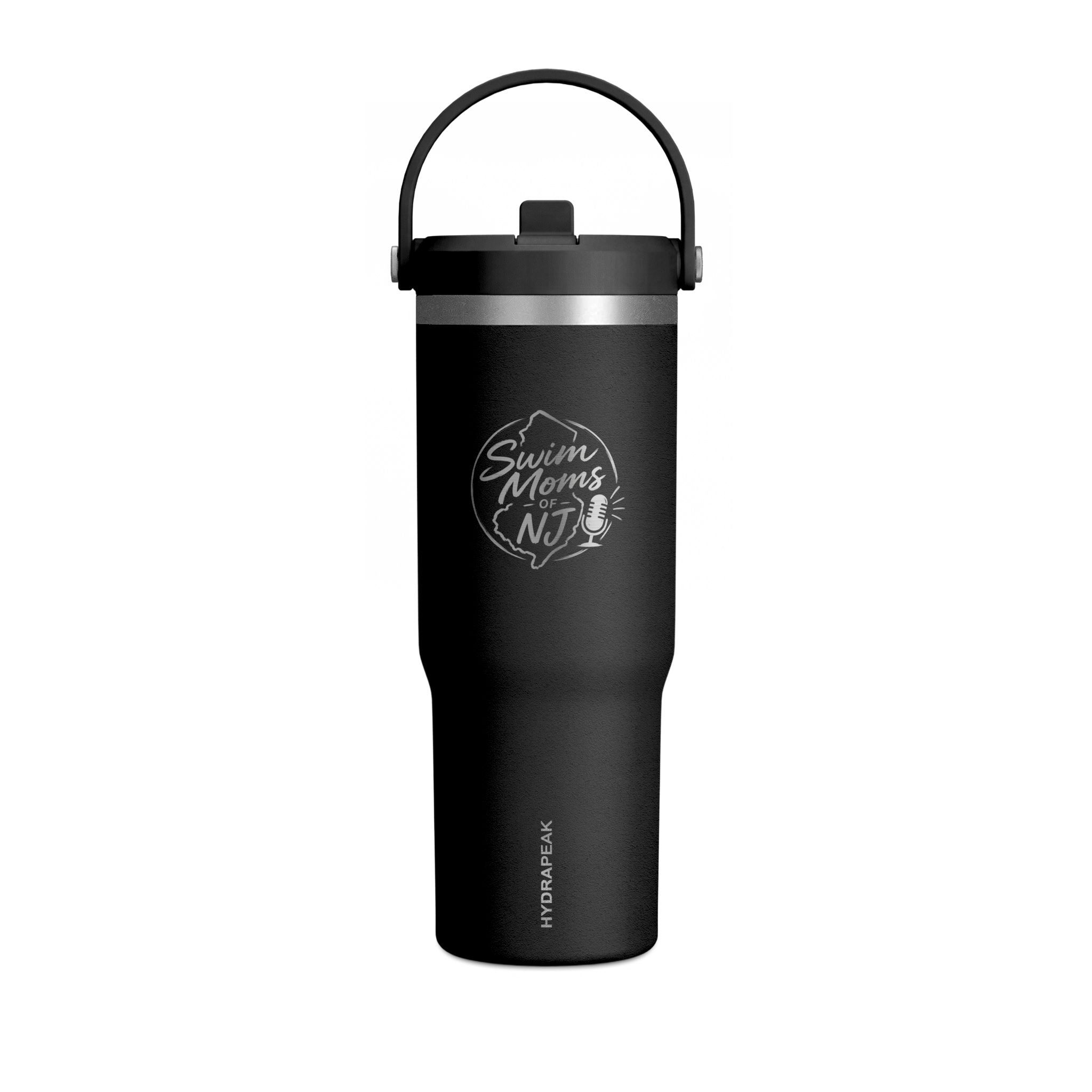 Swim Moms NJ logo Tumbler | 32oz Insulated Travel Cup | GIFT