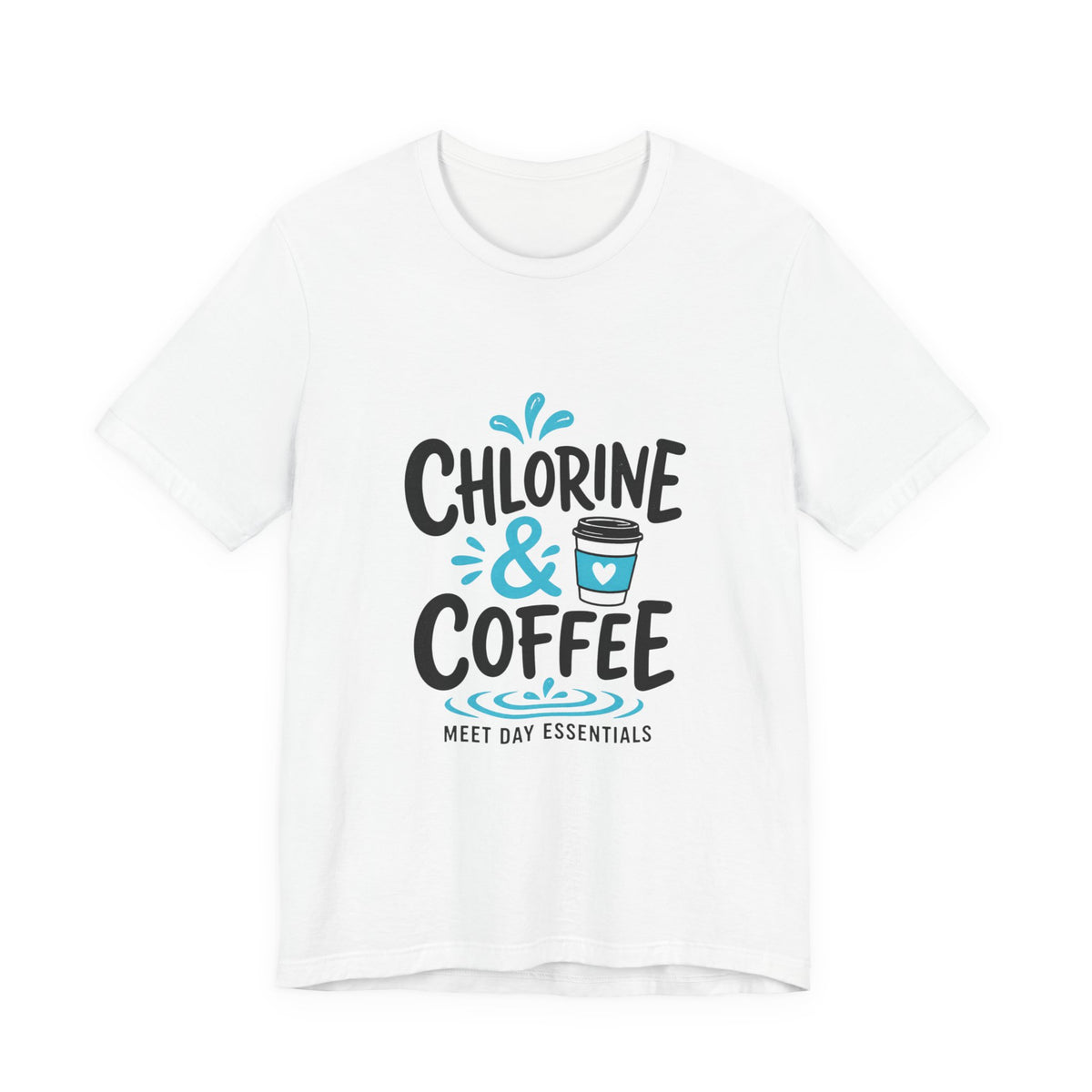 Chlorine & Coffee T-Shirt | Swim Meet Day Tee