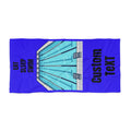 Eat Sleep Swim Beach Towel | Custom Text Pool Lane Graphic