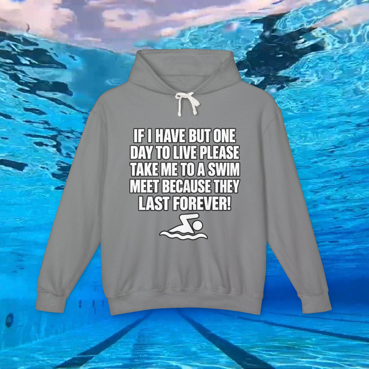 If I Have But One Day To Live Please Take Me To A Swim Meet hoodie | Swim Team Sweatshirt