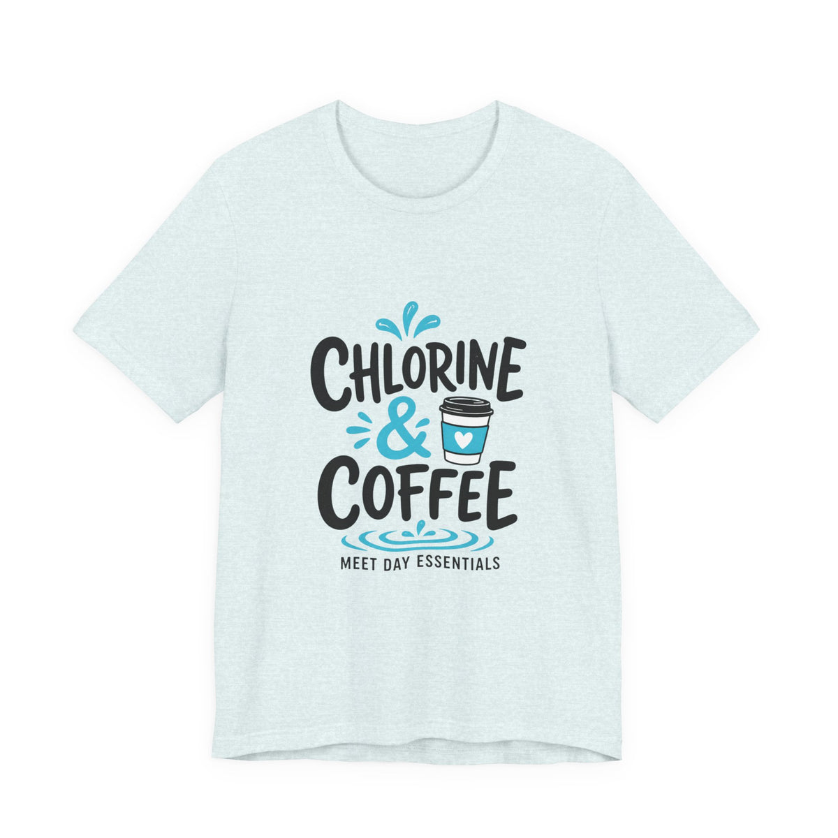 Chlorine & Coffee T-Shirt | Swim Meet Day Tee
