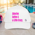 Chlorine Coffee & a Little Crazy Mid Profile Baseball Cap | Swim Team Hat