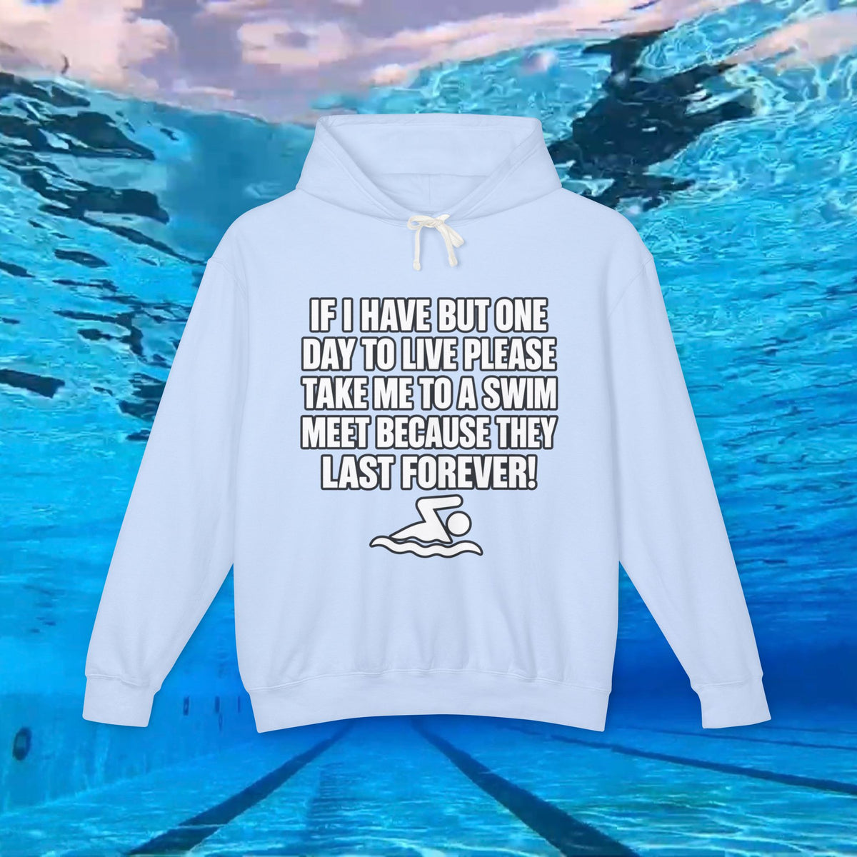 If I Have But One Day To Live Please Take Me To A Swim Meet hoodie | Swim Team Sweatshirt