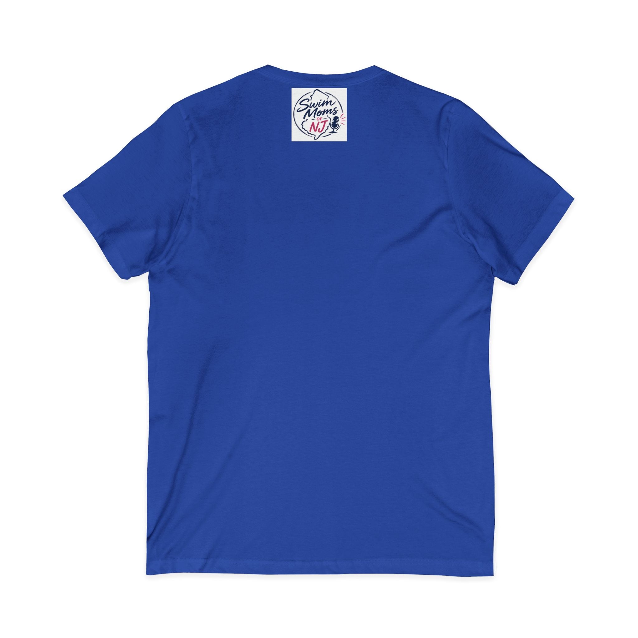 Feral Swim Mom V-Neck Tee — Funny Swim Team Mom Shirt for Pool Season