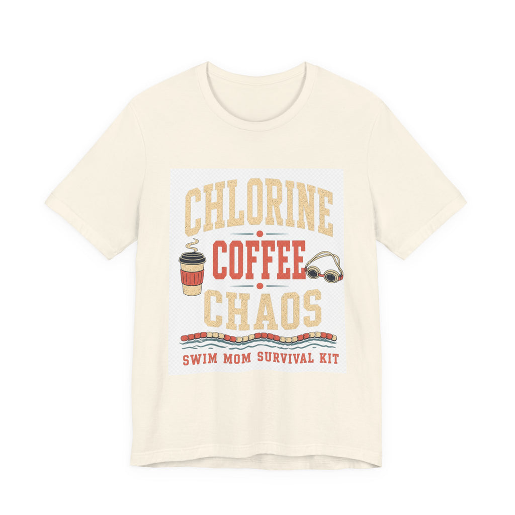 Chlorine Coffee Chaos Tee | Swim Mom Survival Kit | GIFT meet day uniform