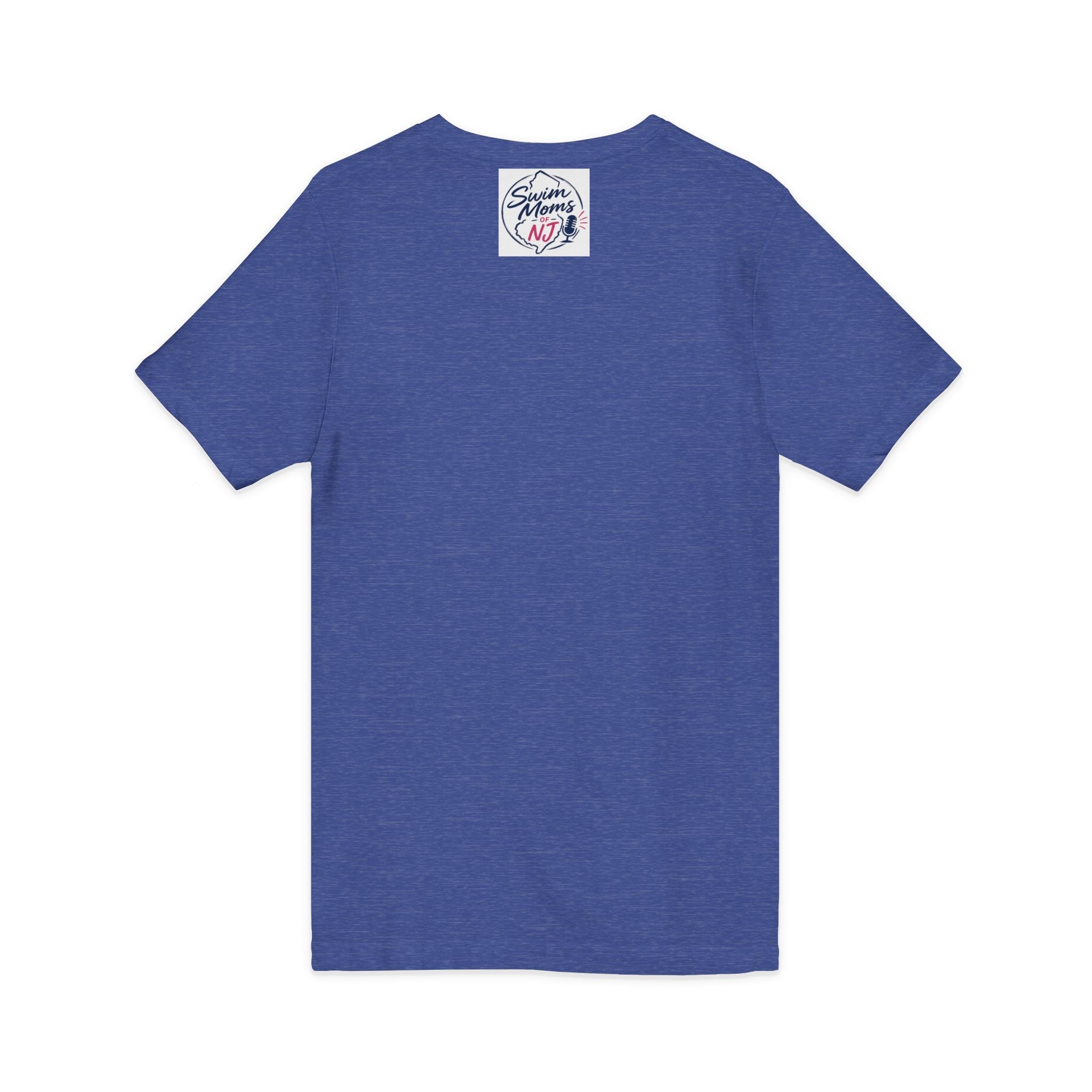 Feral Swim Mom V-Neck Tee — Funny Swim Team Mom Shirt for Pool Season