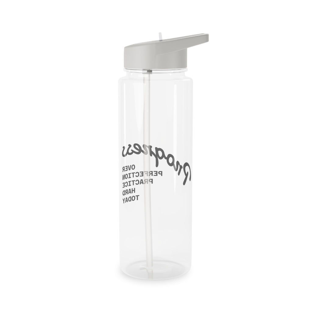 Progress Over Perfection Tritan Water Bottle | Motivational Script Design SWIM TEAM GIFTS swimmer palstic