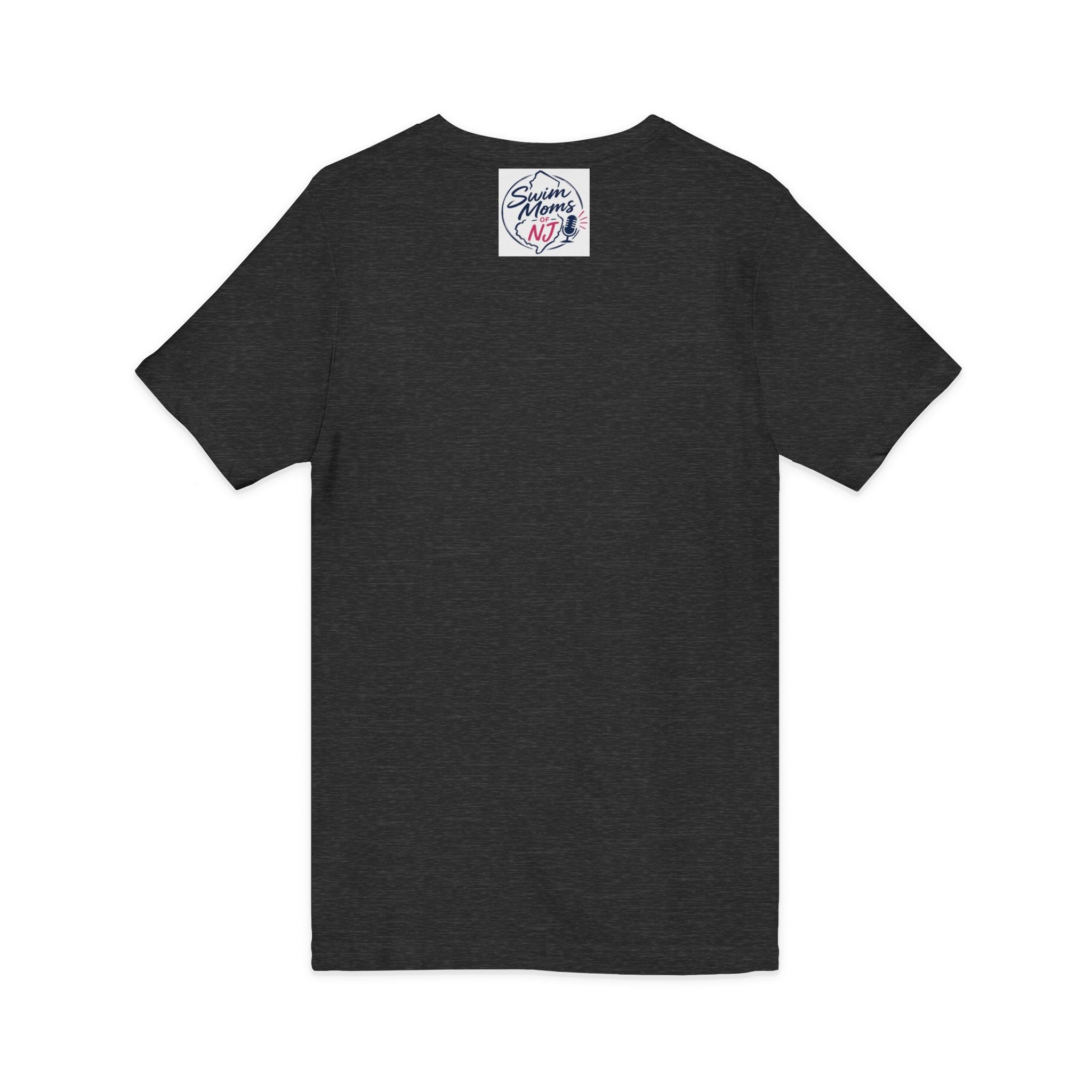 Feral Swim Mom V-Neck Tee — Funny Swim Team Mom Shirt for Pool Season