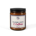 Chlorine Chaos & Caffeine Candle Soy Candle | Amber Jar, Swim Mom Scent