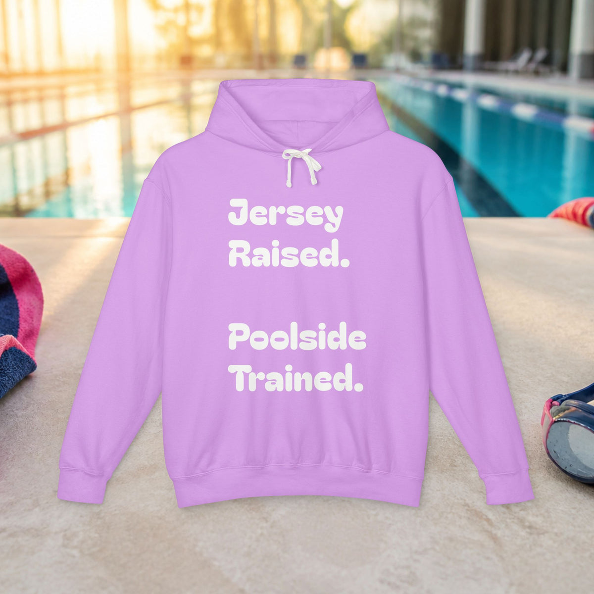 Jersey Raised Poolside Trained Hoodie | Sweatshirt