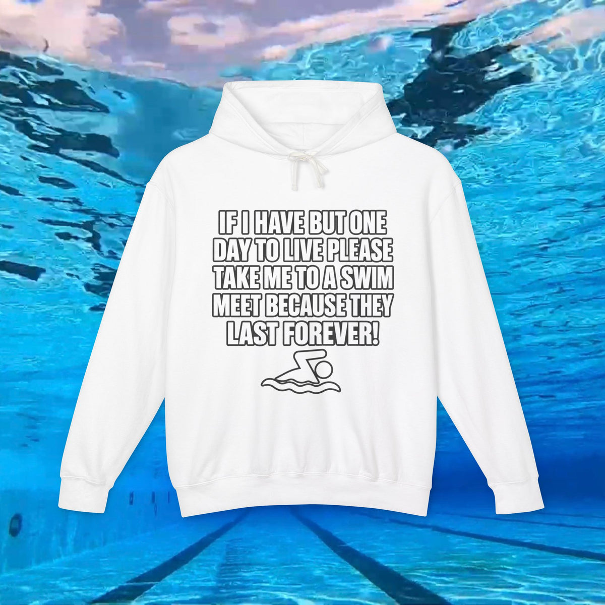 If I Have But One Day To Live Please Take Me To A Swim Meet hoodie | Swim Team Sweatshirt