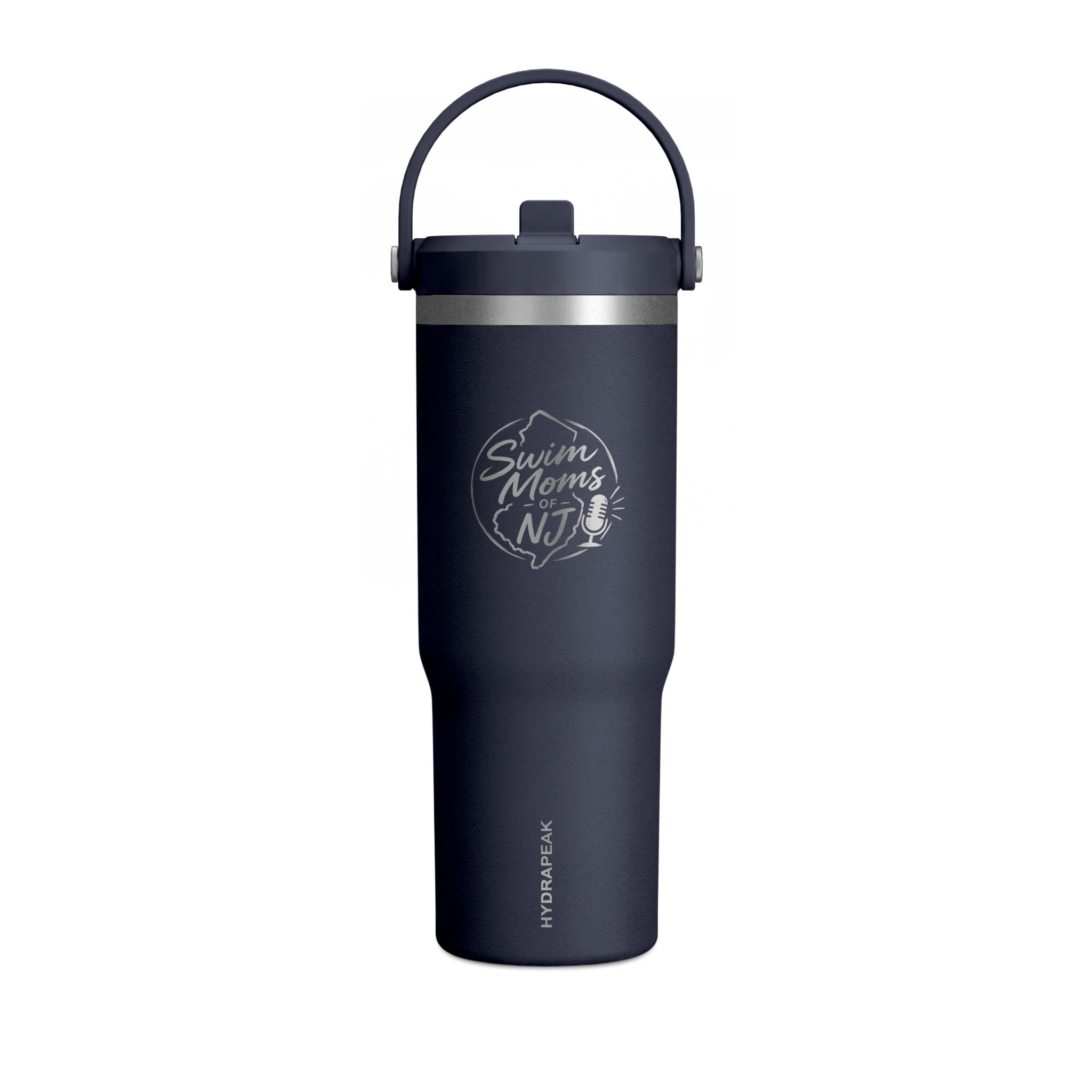 Swim Moms NJ logo Tumbler | 32oz Insulated Travel Cup | GIFT