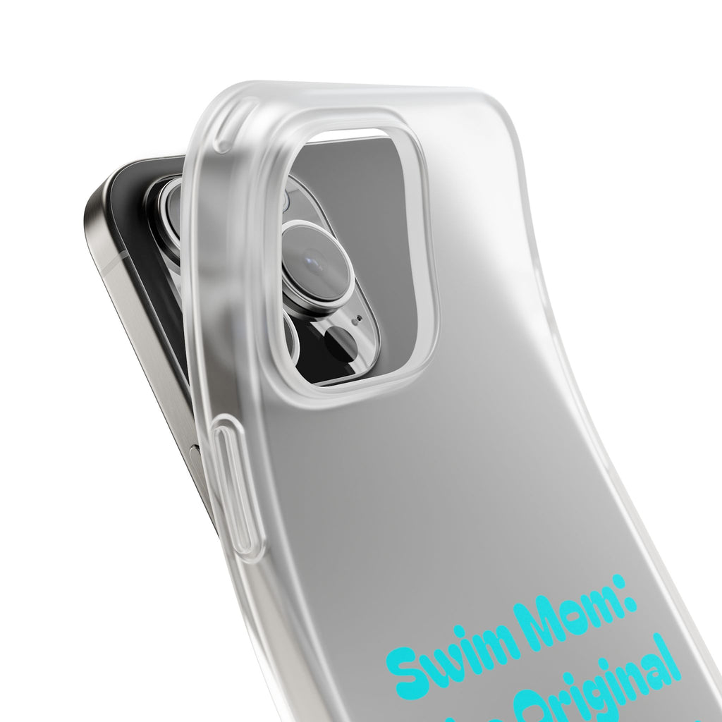 Swim Mom The Original Uber Driver Flexi Case | Clear Phone Case, Swim Team Parent