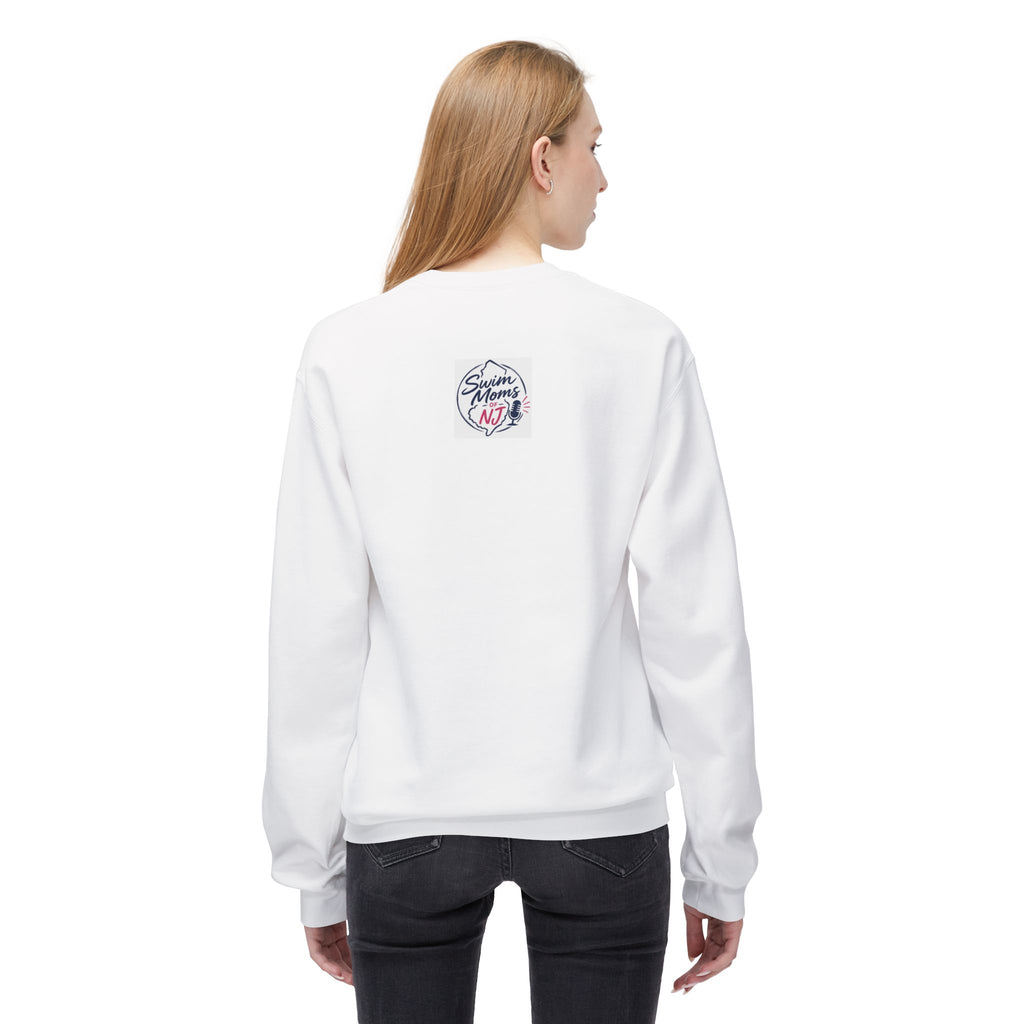 Fast Swimmer Mom heat sheet Sweatshirt | Swimming Mom Crewneck