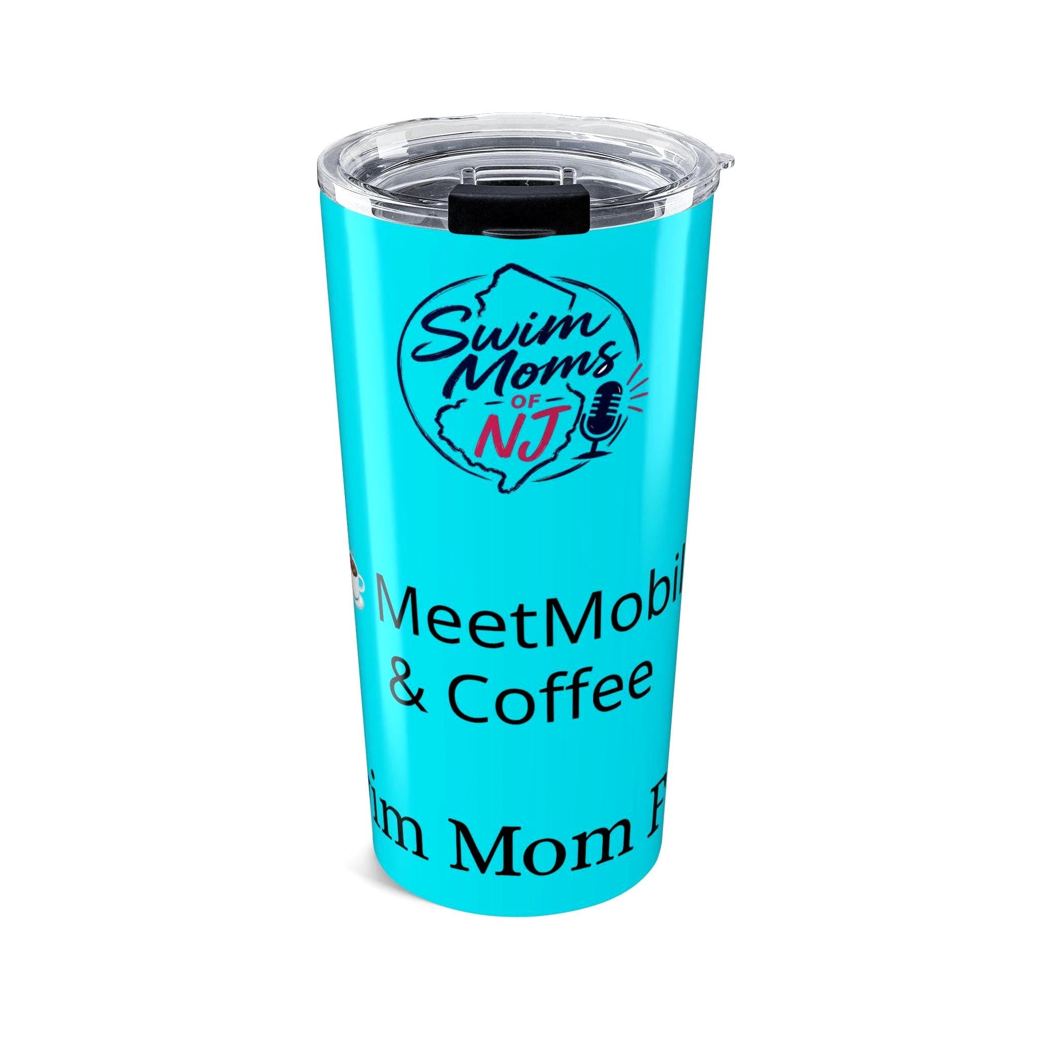 Swim Mom Fuel Tumbler  Insulated Travel Mug for Swimming Parents