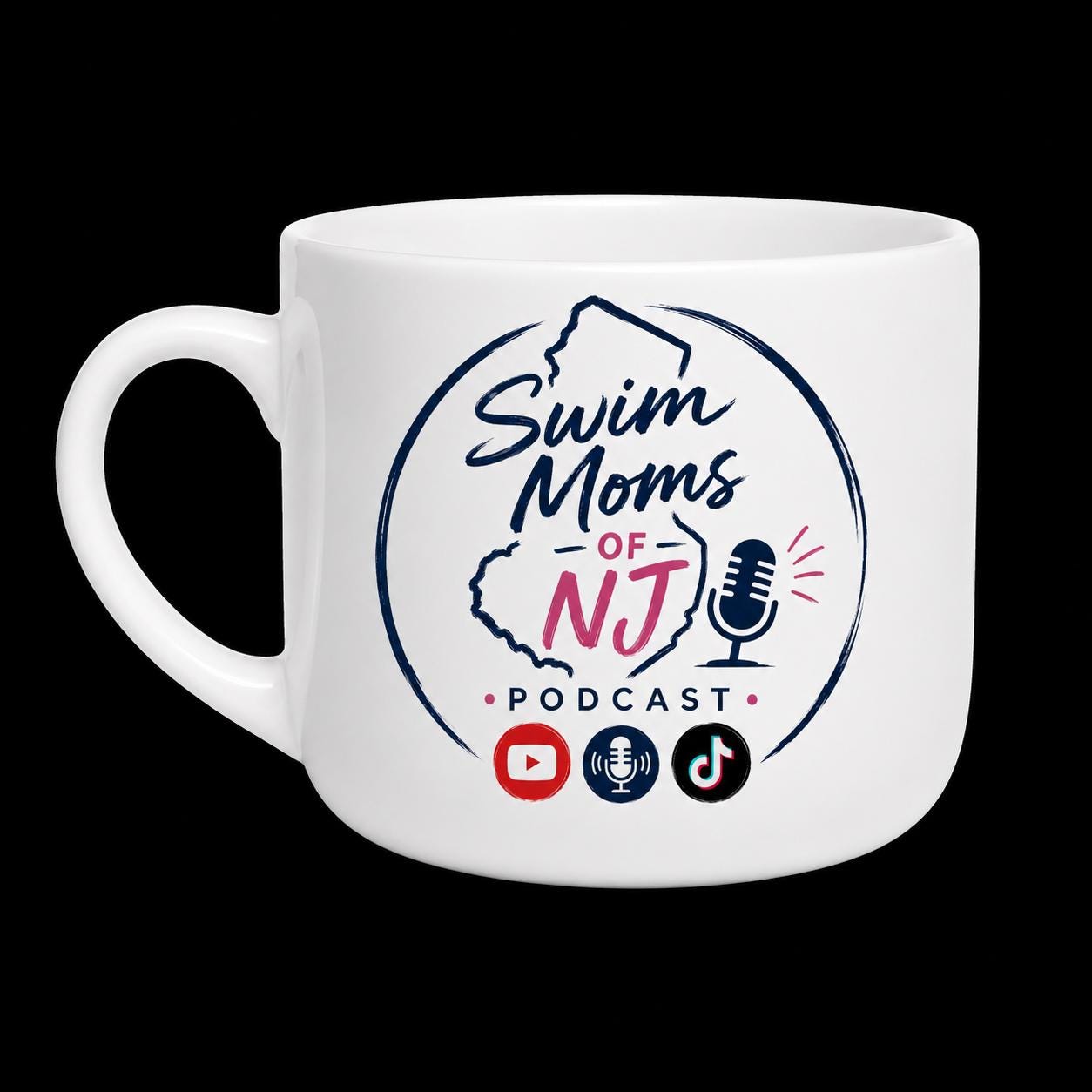 Running on Coffee and Meet Mobile SW Mug | Ceramic Latte Mug 25oz