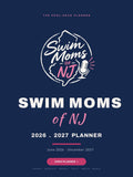 Swim Moms of NJ Planner 2026-2027 | Digital PDF, Swim Meet Tracker (Download)
